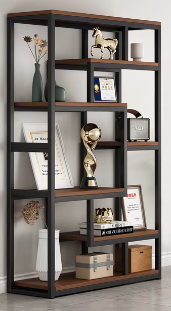 Bookcase Bookshelf , 5 Tier Free Standing Shelving Display Storage Unit
