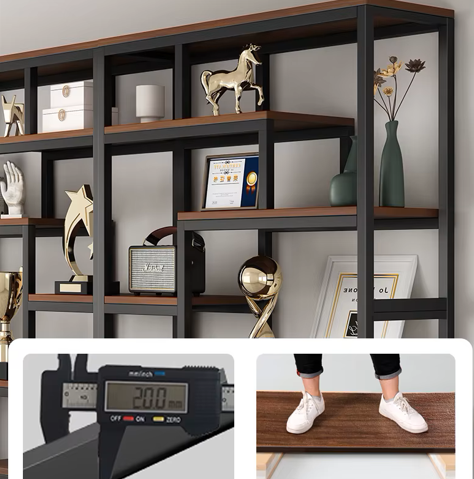 Bookcase Bookshelf , 5 Tier Free Standing Shelving Display Storage Unit