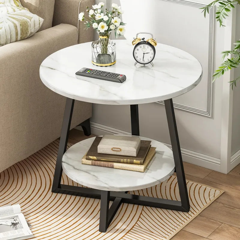 White Marble Coffee Table